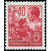 Postage stamps: five-year plan  - Germany / German Democratic Republic 1953 - 40 Pfennig