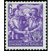 Postage stamps: five-year plan  - Germany / German Democratic Republic 1953 - 6 Pfennig