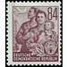 Postage stamps: five-year plan  - Germany / German Democratic Republic 1953 - 84 Pfennig