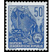 Postage stamps: five-year plan  - Germany / German Democratic Republic 1957 - 50 Pfennig