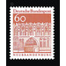 Postage stamps: German buildings from twelve centuries  - Germany / Federal Republic of Germany 1967 - 60 Pfennig