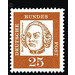 Postage stamps: Important Germans  - Germany / Federal Republic of Germany 1961 - 25