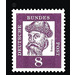 Postage stamps: Important Germans  - Germany / Federal Republic of Germany 1961 - 8