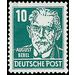 Postage stamps: personalities from politics, art and science  - Germany / German Democratic Republic 1952 - 10 Pfennig