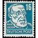 Postage stamps: personalities from politics, art and science  - Germany / German Democratic Republic 1952 - 16 Pfennig