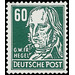 Postage stamps: personalities from politics, art and science  - Germany / German Democratic Republic 1952 - 60 Pfennig