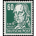 Postage stamps: personalities from politics, art and science  - Germany / German Democratic Republic 1952 - 60 Pfennig