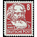 Postage stamps: personalities from politics, art and science  - Germany / German Democratic Republic 1952 - 8 Pfennig