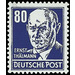 Postage stamps: personalities from politics, art and science  - Germany / German Democratic Republic 1952 - 80 Pfennig