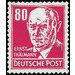 Postage stamps: personalities from politics, art and science  - Germany / German Democratic Republic 1952 - 80 Pfennig