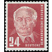 Postage stamps: President Wilhelm Pieck  - Germany / German Democratic Republic 1950 - 24 Pfennig