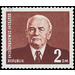 Postage stamps: President Wilhelm Pieck  - Germany / German Democratic Republic 1958 - 200 Pfennig