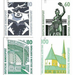 postage stamps sights  - Germany / Federal Republic of Germany 1991 Set