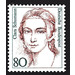 Postage stamps: Women of German History  - Germany / Federal Republic of Germany 1986 - 80 Pfennig