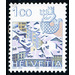 Postal stamp - Aquarius  - Switzerland 1982 - 100 Rappen