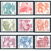 Postal stamp folklore - star singing  - Switzerland 1977 Set