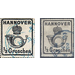 Posthorn - Germany / Old German States / Hannover 1864 Set