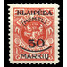 Print I on officiel stamp - Germany / Old German States / Memel Territory 1923 - 50