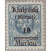 Print II on officiel stamp - Germany / Old German States / Memel Territory 1923 - 10