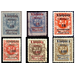 Print II on officiel stamp - Germany / Old German States / Memel Territory 1923 Set