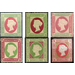 Queen Victoria in square - Germany / Old German States / Helgoland 1873 Set