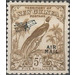 Raggiana Bird-of-paradise (Paradisaea raggiana) overprinted - Melanesia / New Guinea 1932 - 5