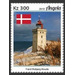 Rubjerg Knude Lighthouse &amp; Denmark Flag - Central Africa / Angola 2019 - 300
