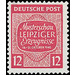 Sample show Leipzig products  - Germany / Sovj. occupation zones / West Saxony 1945 - 12 Pfennig