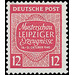 Sample show Leipzig products  - Germany / Sovj. occupation zones / West Saxony 1945 - 12 Pfennig