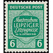 Sample show Leipzig products  - Germany / Sovj. occupation zones / West Saxony 1945 - 6 Pfennig