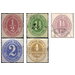 Schleswig, Holstein, Lauenburg - Value in oval - Germany / Old German States / Schleswig Holstein &amp; Lauenburg 1864 Set