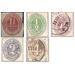 Schleswig - Value in oval - Germany / Old German States / Schleswig Holstein &amp; Lauenburg 1865 Set