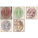 Schleswig - Value in oval - Germany / Old German States / Schleswig Holstein &amp; Lauenburg 1865 Set