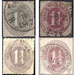 Schleswig - Value in oval - Germany / Old German States / Schleswig Holstein &amp; Lauenburg 1867 Set