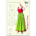 Series: Classic traditional costumes - The traditional costume of Flachgau  - Austria / II. Republic of Austria 2019 - 80 Euro Cent