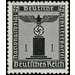 Service stamp series: official stamps of the party  - Germany / Deutsches Reich 1938 - 1 Reichspfennig