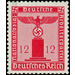 Service stamp series: official stamps of the party  - Germany / Deutsches Reich 1938 - 12 Reichspfennig