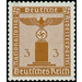 Service stamp series: official stamps of the party  - Germany / Deutsches Reich 1938 - 3 Reichspfennig