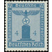 Service stamp series: official stamps of the party  - Germany / Deutsches Reich 1938 - 4 Reichspfennig