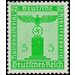 Service stamp series: official stamps of the party  - Germany / Deutsches Reich 1938 - 5 Reichspfennig