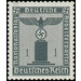 Service stamp series: official stamps of the party  - Germany / Deutsches Reich 1942 - 1 Reichspfennig