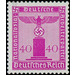 Service stamp series: official stamps of the party  - Germany / Deutsches Reich 1942 - 40 Reichspfennig