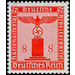 Service stamp series: official stamps of the party  - Germany / Deutsches Reich 1942 - 8 Reichspfennig