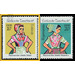 Sorbian dance costumes  - Germany / German Democratic Republic 1971 - 10 Pfennig