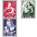 Special edition for the Marian Year  - Germany / Saarland 1954 Set