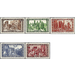 Special stamp series: Charity issue in favor of Volkshilfe - Germany / Saarland 1950 Set