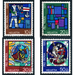 Stained glass squares  - Switzerland 1970 Set