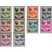 Stamp Tax - Caribbean / Guadeloupe 1947 Set