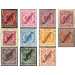 Stamps of Germany overprinted Karolinen - Micronesia / Caroline Islands 1900 Set