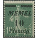 The Seederess, italic overprint Memel - Germany / Old German States / Memel Territory 1922 - 10